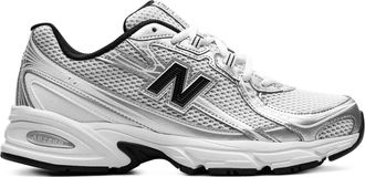 New Balance Sneakers 740 White Silver/Metallic Black - Bianco