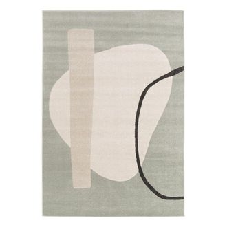 AFK Living Alfombra geom&eacute;trica suave y confortable 160 x 230 cm