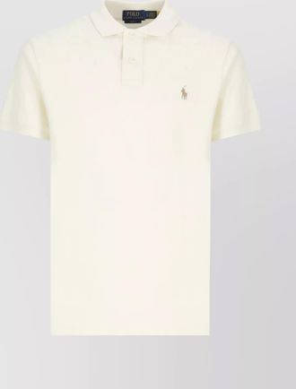 Ralph Lauren cotton polo shirt with short sleeves and collar