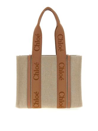 Chlo&eacute; Woody Medium Shopping Bag