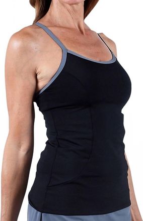Dolfin Chlorine Resistant Convertible X-Back Tankini Top In Dol Black