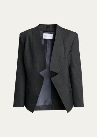 Givenchy Reverse Lapel Wool Jacket