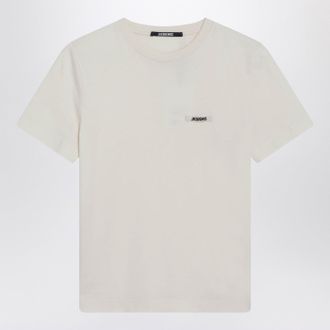 Jacquemus T-Shirt in Cotone-Beige mit Logo