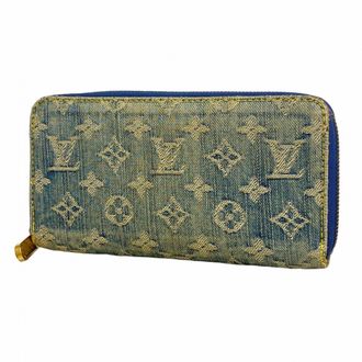 Louis Vuitton Blue Long Wallet (Bi-Fold) (Pre-Owned)