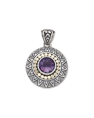 Samuel B. Silver 3.50 Ct. Tw. Amethyst Tribe Pendant