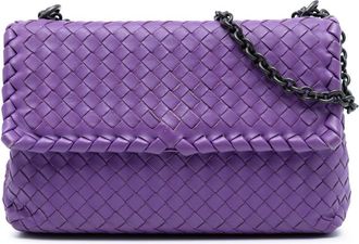 Bottega Veneta Pre-owned Bottega Veneta Medium Nappa Intrecciato Olimpia Shoulder Bag Ladies B04653106U