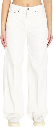 Haikure White Regular Mid Rise Jeans