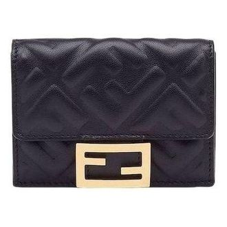 Fendi (WMNS) Fendi SS26 Baguette Micro Trifold Black 8M0395AAJDF0KUR