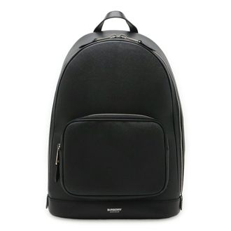 Burberry Black Leather Backpack (Pre-Owned)
