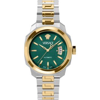 Versace Watches, male, Multicolor, Size: ONE SIZE Mens Bracelet Watch Dylos gold/silver