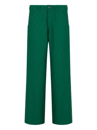 Marni pocket belt-loop trousers - Green