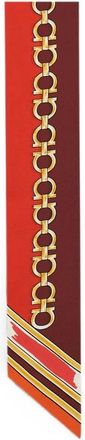 Ferragamo Accessoires, Dames, Veelkleurig, ONE Size, Felini Zijden Bandeau