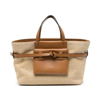 Gianni Chiarini Tote Bags, female, Beige, Size: ONE SIZE Belty Tote Bag