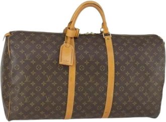 Louis Vuitton Pre-owned Weekend Bags, female, Brown, Size: ONE SIZE Pre-owned Boston Bag