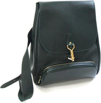 Louis Vuitton Pre-owned Backpacks, female, Green, Size: ONE SIZE Pre-owned Leather louis-vuitton-bags