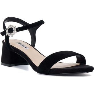 Dune London Measure Ankle Strap Sandal in Black at Nordstrom Rack, Size 36.5