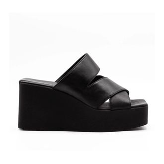 Vic Mati&eacute; Wedges, female, Black, Size: 8 US Yoko Sandal