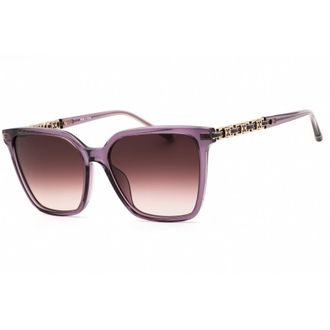 Escada Ladies Purple Rectangular Sunglasses SESD96