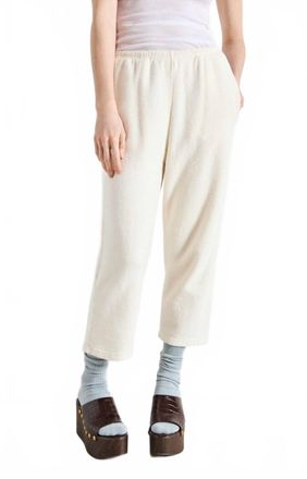 American Vintage Bobypark Jogger Pants In Ecru
