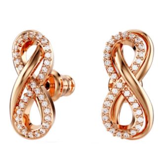 Swarovski Hyperbola Crystal Infinity Earrings