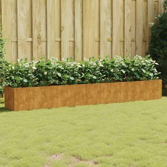 vidaXL Jardinera Acero Corten 280x40x40 Cm Vidaxl