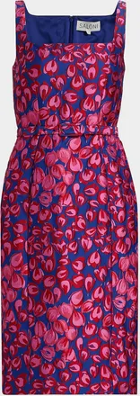 Wolford Bora Tulip Jacquard Knee-Length Dress