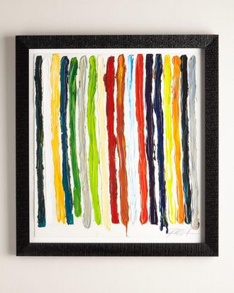 RFA Fine Art All of My Colors Stripes Giclee on Paper Wall Art