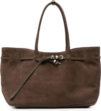 Marge Sherwood Tassen, Dames, Bruin, ONE Size, Katoen, Soft Boston Tas