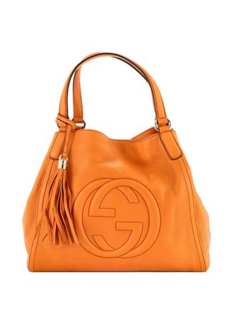 Gucci Soho Leather Medium shoulder bag - Arancione