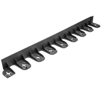 PRIMROSE Easy Install Flexible Garden Edging Patio Border Edge Pieces Black | Size: 30 Pack