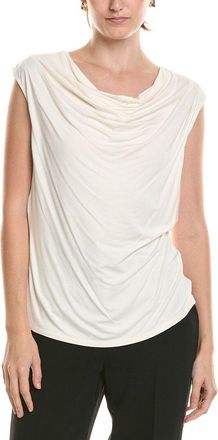 Anne Klein Pleated Cowel Neck Top