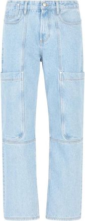GCDS Ultrapocket Straight-leg Jeans - Heren - Regular Fit Jeans - Blauw - W32 - Jeans