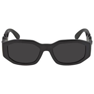 Versace Dark Gray Geometric Unisex Sunglasses VE4361 536087 53
