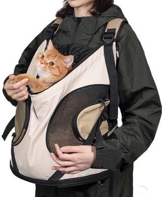 OEM Mochila Frontal Para Mascotas Para Perros Y Gatos Peque&ntilde;os, Bolsa De Viaje Impermeable Y Ligera, Espacio