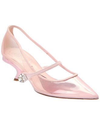 Roger Vivier Sheer Leather Pump
