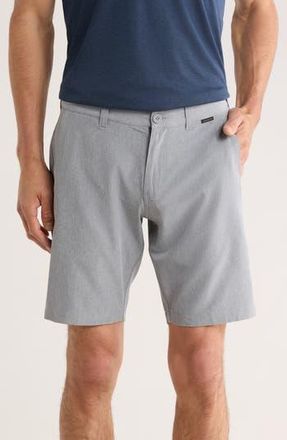 Travis Mathew Pier Pleasure Shorts in Heather Grey at Nordstrom Rack, Size 32