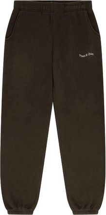 Museum of Peace and Quiet Mens Wordmark Sweatpants In Brown