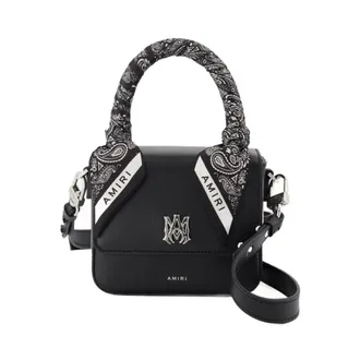 Amiri Handbags, female, Black, Size: ONE SIZE Micro Ma Bag