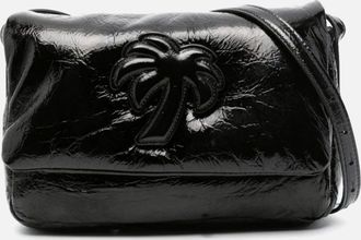 Palm Angels Womens Palm Angels Soft Palm Bridge Bag Black - Size: O/S