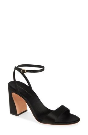Loeffler Randall Malia Ankle Strap Sandal in Black at Nordstrom, Size 5