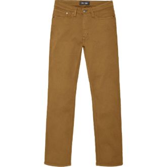 Duer Mens No Sweat Straight Pants Khaki 36 In Waist X 30 In Inseam