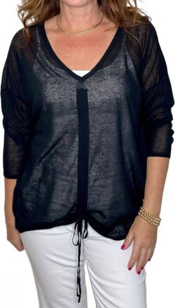 Kerisma Raven Ruche Top In Black