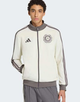 adidas Mercedes - amg petronas formula 1 team silver arrows icon - Top sportivo da uomo bianco sporco/granito