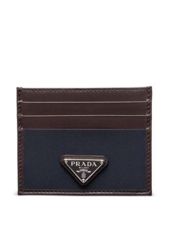 Prada Portacarte Peedrock Re-Nylon - Marrone