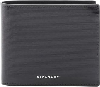 Givenchy 2020s 4G-pattern leather bi-fold wallet - men - Leather - One Size - Black
