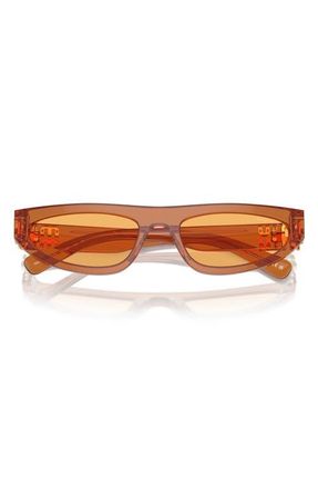 Miu Miu 56mm Irregular Sunglasses in Yellow at Nordstrom