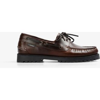 Scalpers Dan 2 Boat Shoes in Darkbrown at Nordstrom, Size 40
