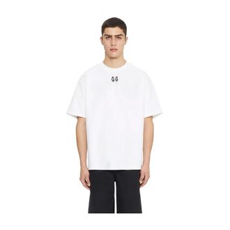 44 Label Group T-Shirts, male, White, Size: 2XS Tee Classic