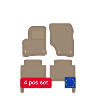OEM Juego De Alfombrillas De Lujo Para Coche, Protecci&oacute;n Duradera, Color Beige