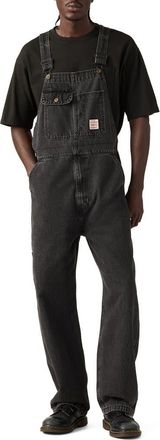Levi's Loose Cotton Denim Overalls in Darkly Wash Overall at Nordstrom, Size Xx-Large